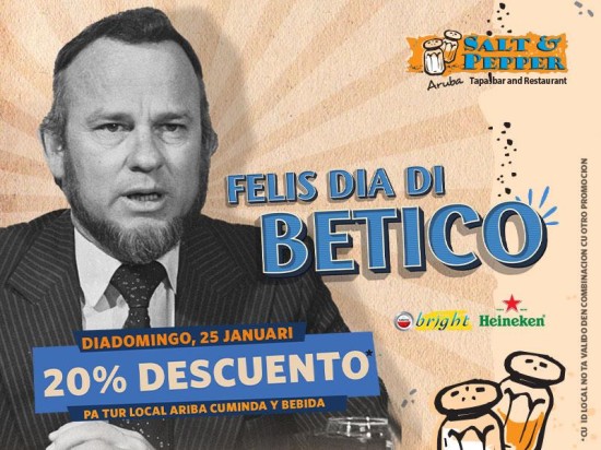 A Sunday to Celebrate: Betico Day with a Local Discount at Salt & Pepper